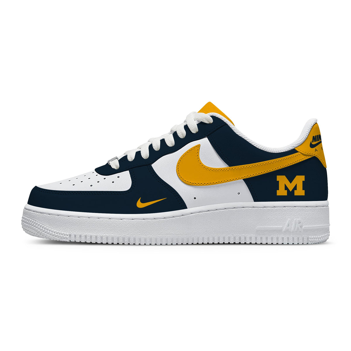 Michigan College Custom Low-top Sneakers For Fans