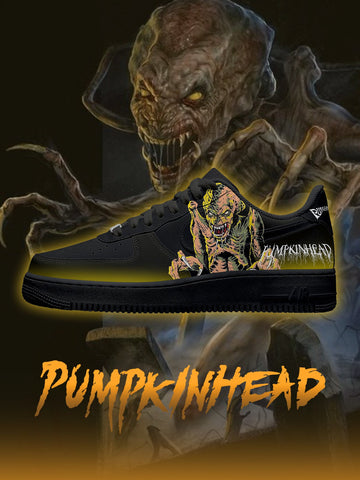 Pumpkinhead V.1 Custom Low-top Sneakers For Horror Fans