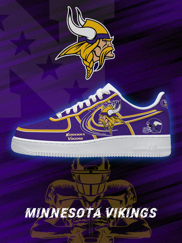 Minnesota Custom Low-top Sneakers For Football Fans