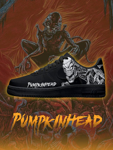 Pumpkinhead V.2 Custom Low-top Sneakers For Horror Fans