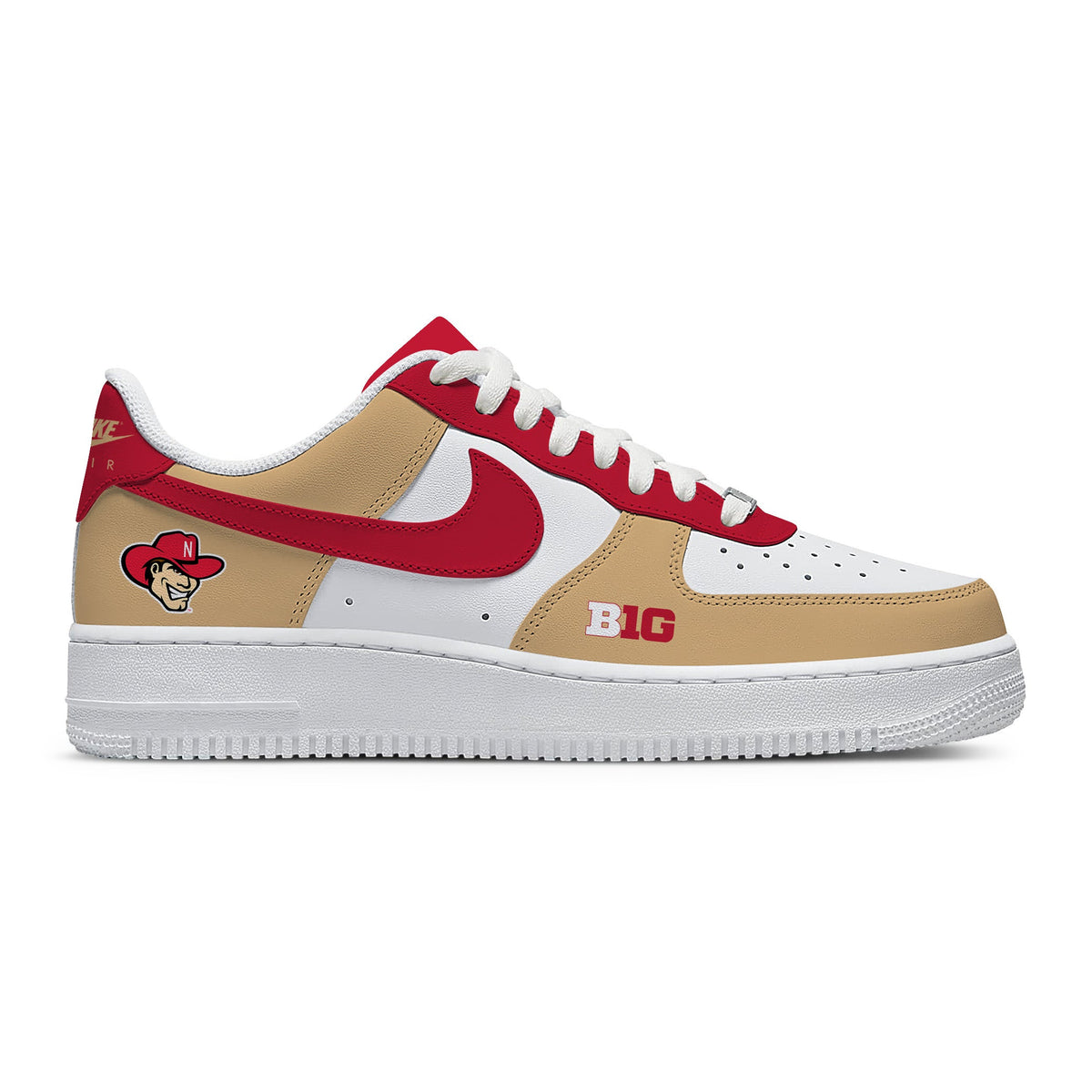 Nebraska College Custom Low-top Sneakers For Fans