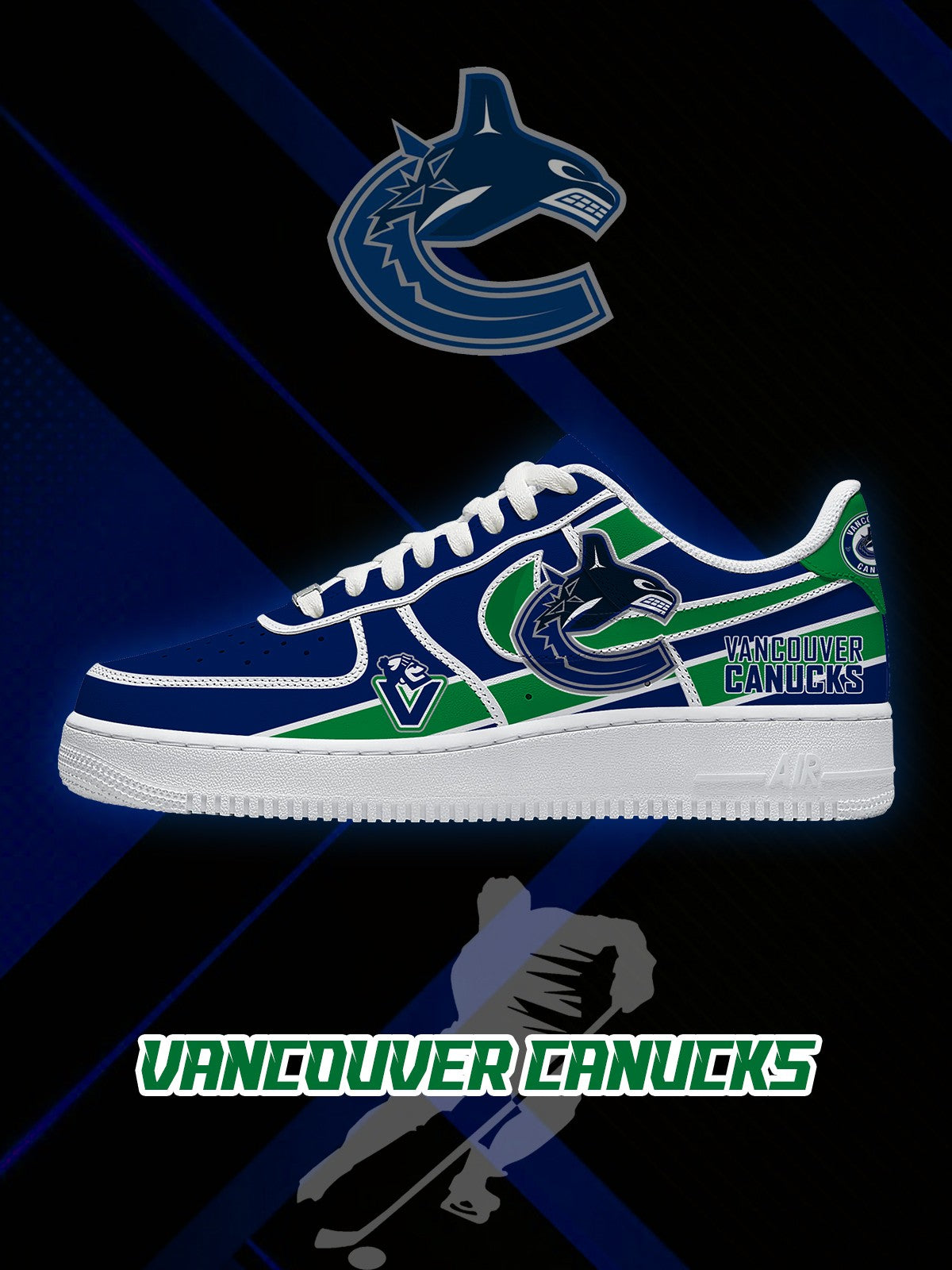 Vancouver Hockey V.2 Custom Low-top Sneakers For Fans