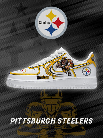 Pittsburgh Custom Low-top Sneakers For Football Fans