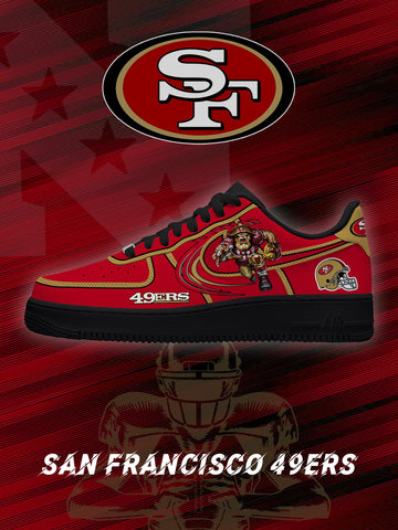 San Francisco Custom Low-top Sneakers For Football Fans