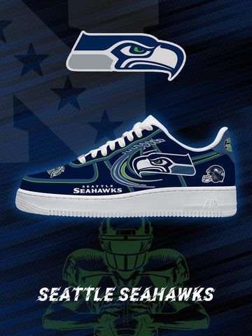 Seattle Custom Low-top Sneakers For Football Fans