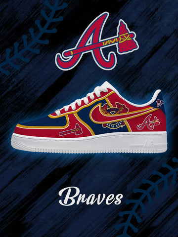 Atlanta Baseball V.2 Custom Low-top Sneakers For Fans