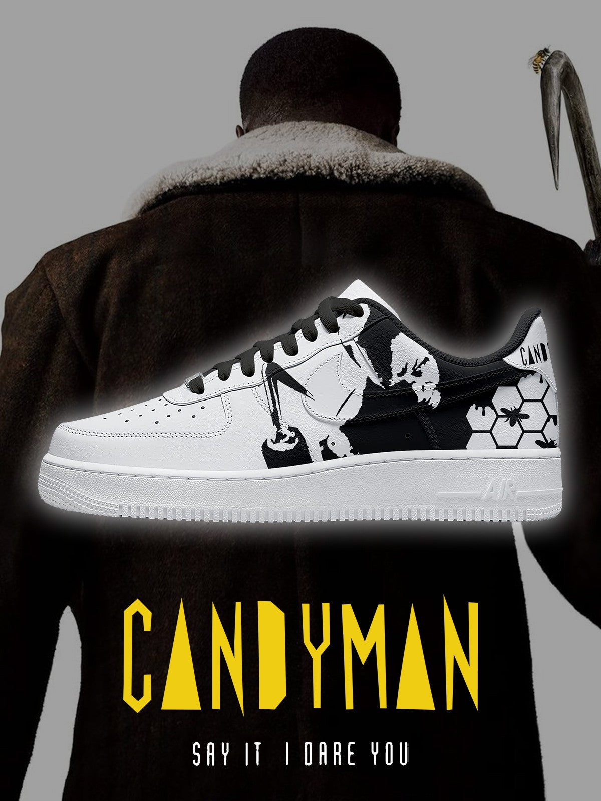 Candyman V.3 Custom Low-top Sneakers For Horror Fans