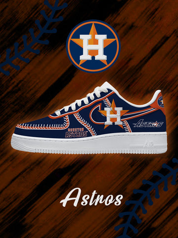 Houston Baseball V.2 Custom Low-top Sneakers For Fans