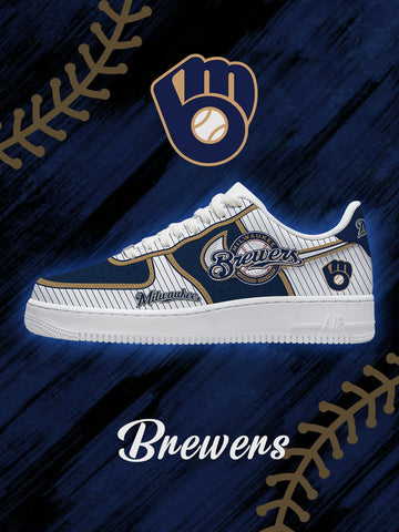 Milwaukee Baseball V.2 Custom Low-top Sneakers For Fans