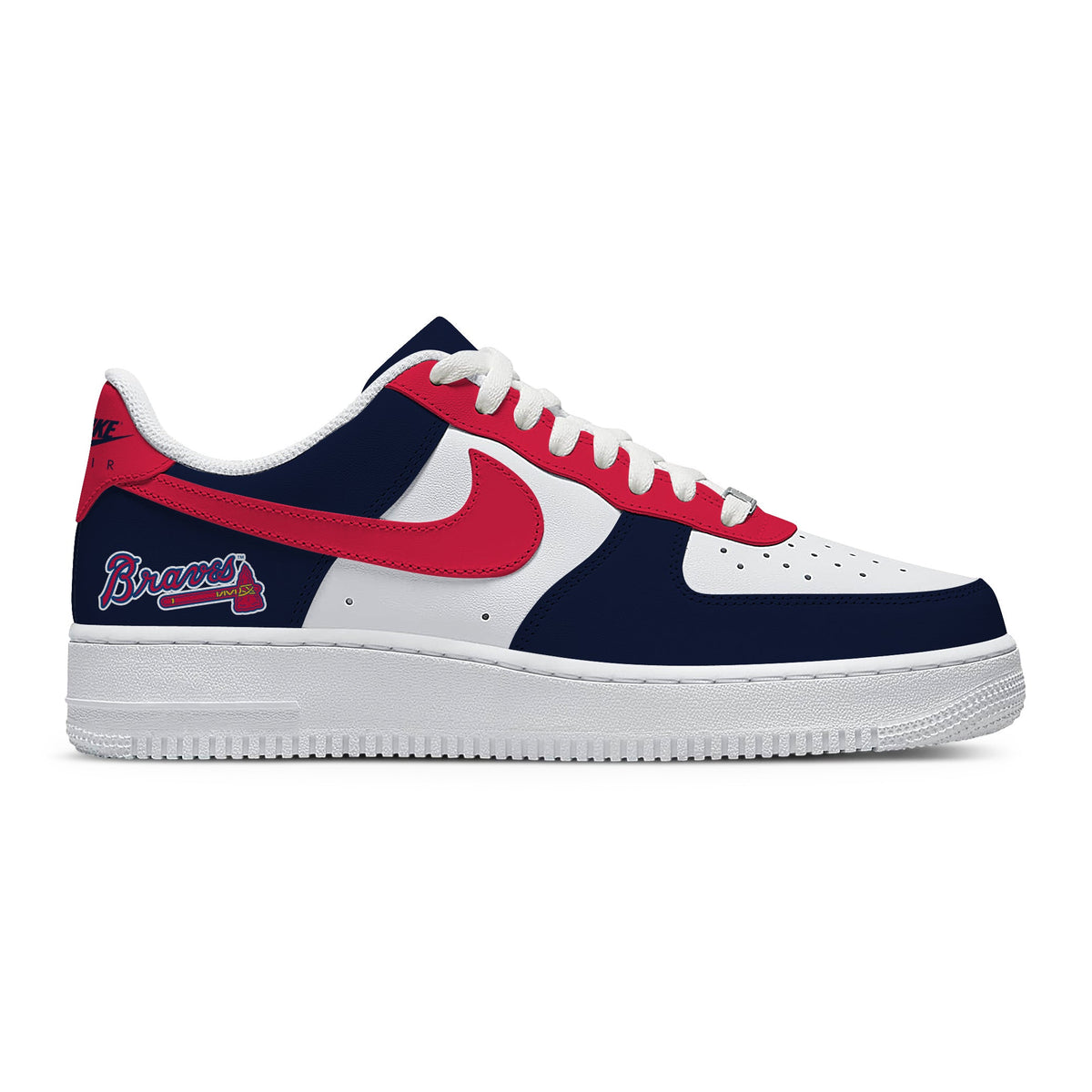 Atlanta Baseball Custom Low-top Sneakers For Fans