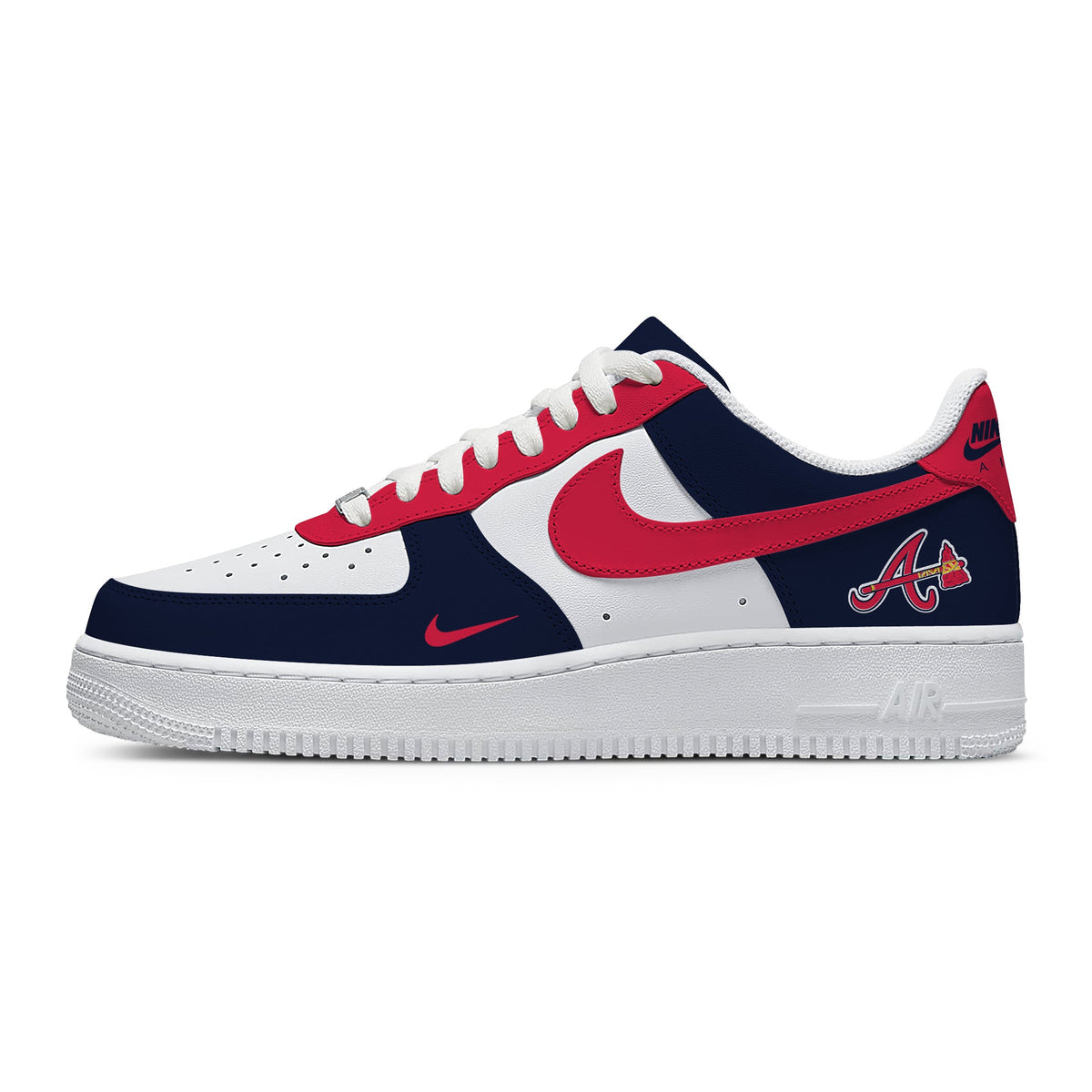 Atlanta Baseball Custom Low-top Sneakers For Fans