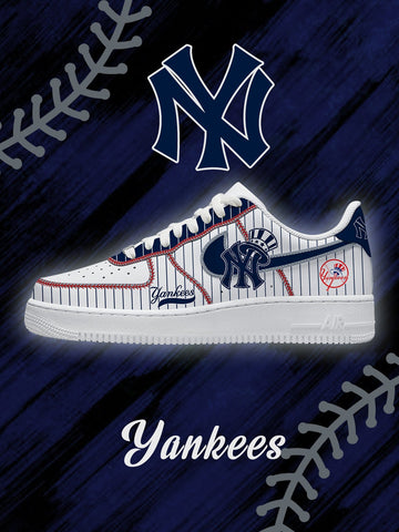 NYY Baseball V.4 Custom Low-top Sneakers For Fans
