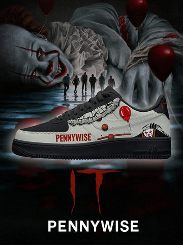Pennywise V.2 Custom Low-top Sneakers For Horror Fans
