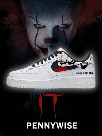 Pennywise V.3 Custom Low-top Sneakers For Horror Fans