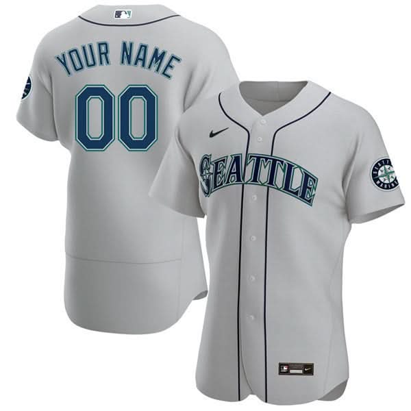 Seattle Mariners Custom Jersey - Stitched