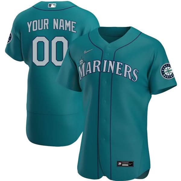 Seattle Mariners Custom Jersey - Stitched