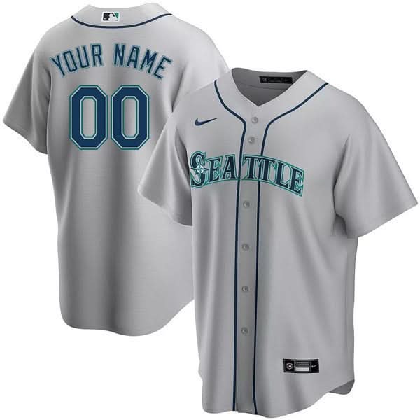 Seattle Mariners Custom Jersey - Stitched