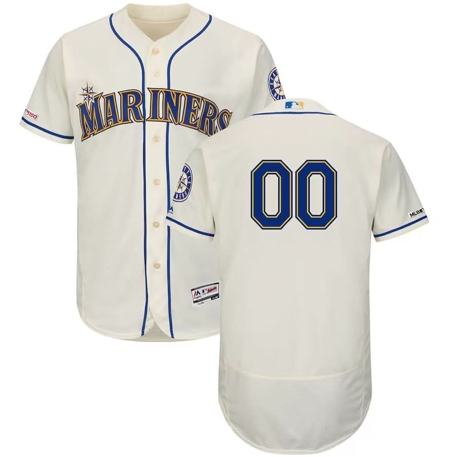 Seattle Mariners Custom Jersey - Stitched
