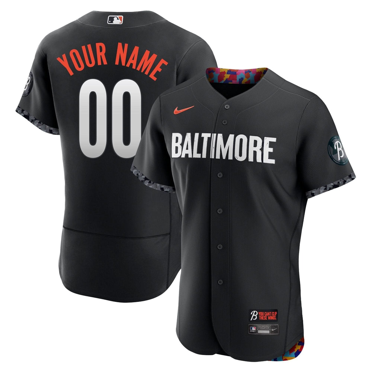 Baltimore Orioles 2023 City Connect Custom Jersey - Stitched
