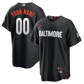 Baltimore Orioles 2023 City Connect Custom Jersey - Stitched