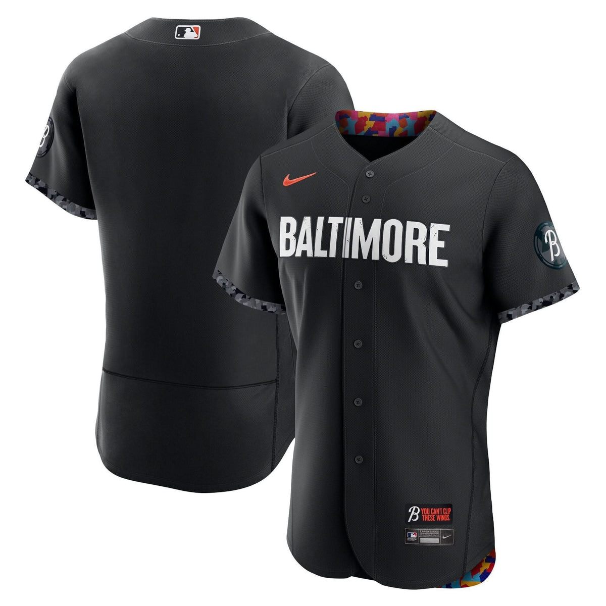 Baltimore Orioles 2023 City Connect Jersey - Stitched