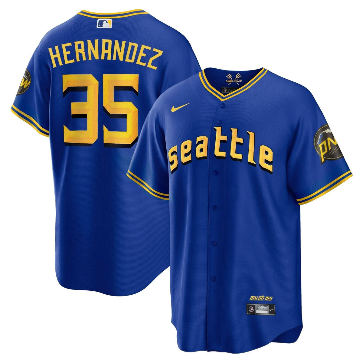 Seattle Mariners 2023 City Connect Collection Jersey - Stitched