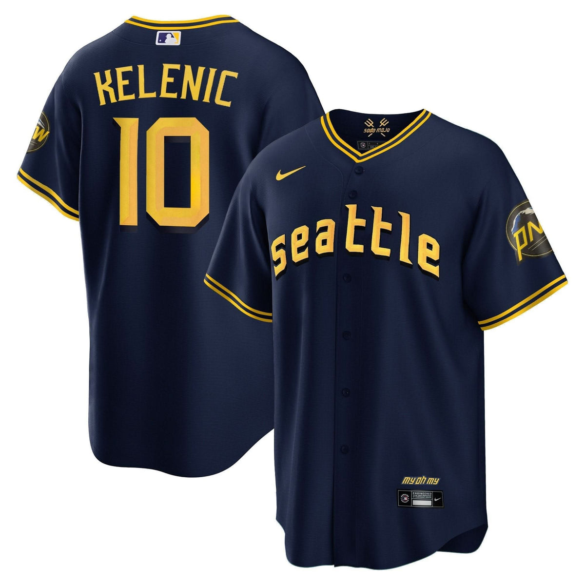 Seattle Mariners 2023 City Connect Collection Jersey - Stitched