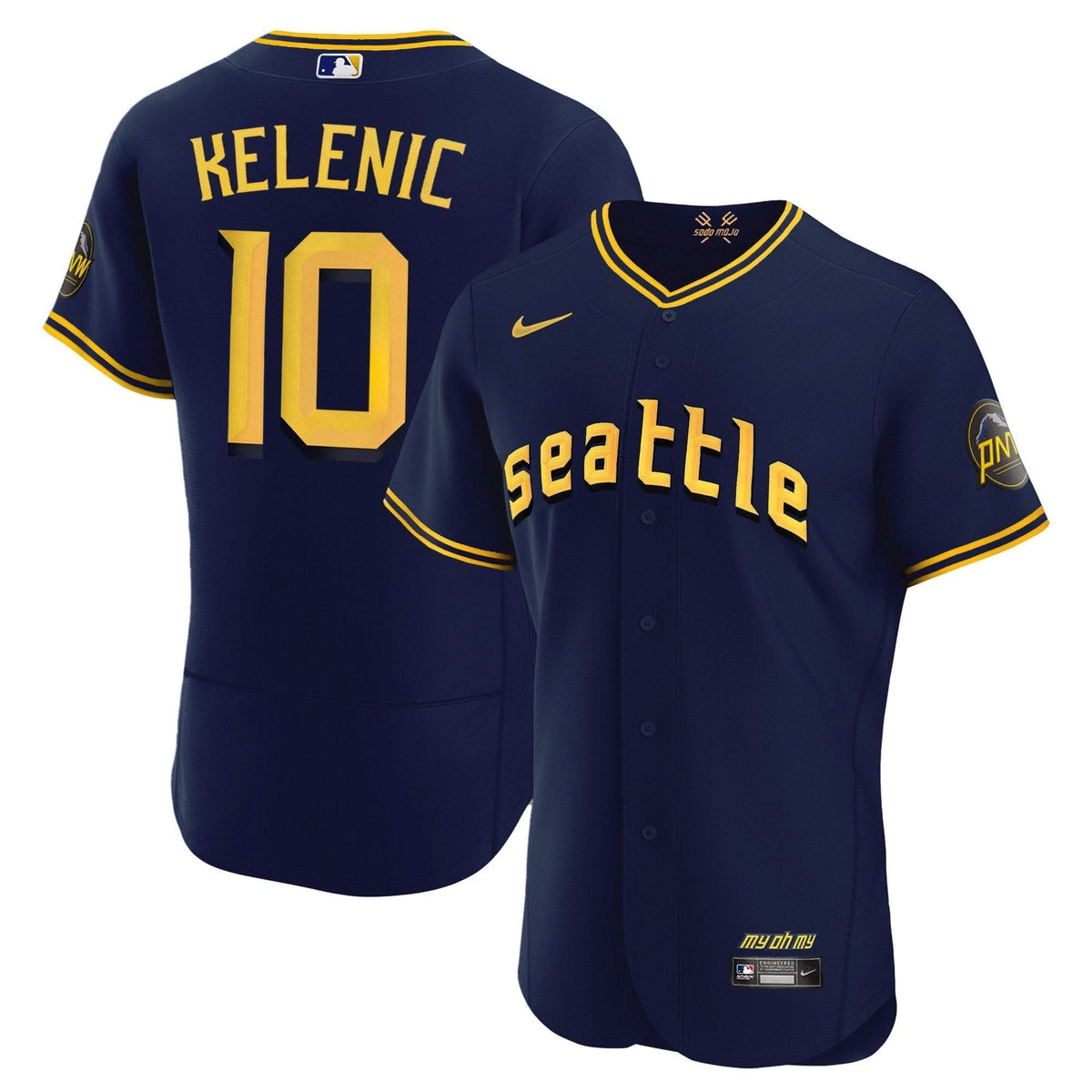 Seattle Mariners 2023 City Connect Collection Jersey - Stitched