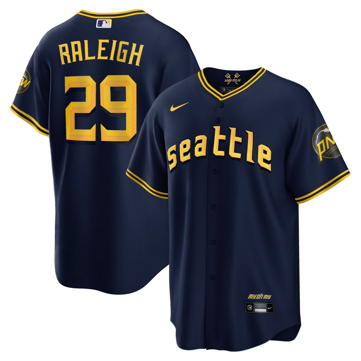 Seattle Mariners 2023 City Connect Collection Jersey - Stitched