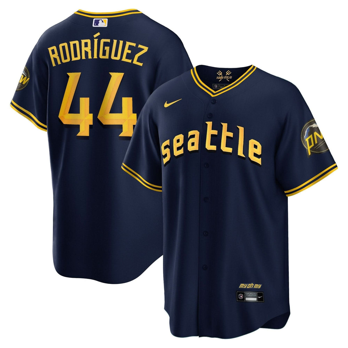 Seattle Mariners 2023 City Connect Collection Jersey - Stitched