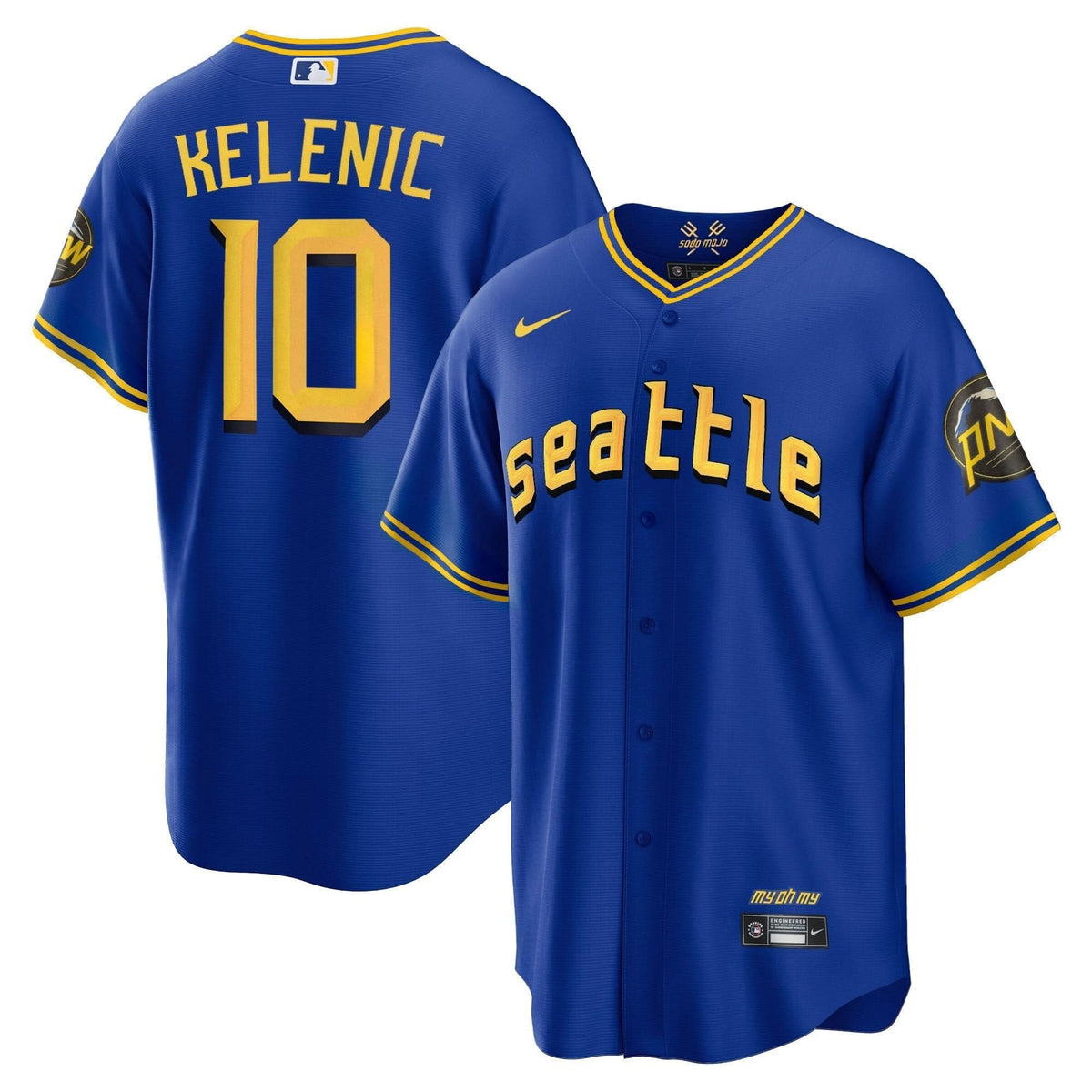 Seattle Mariners 2023 City Connect Collection Jersey - Stitched
