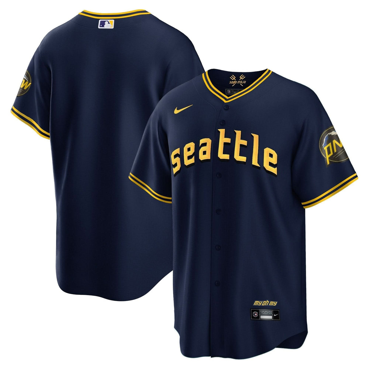 Seattle Mariners 2023 City Connect Collection Jersey - Stitched