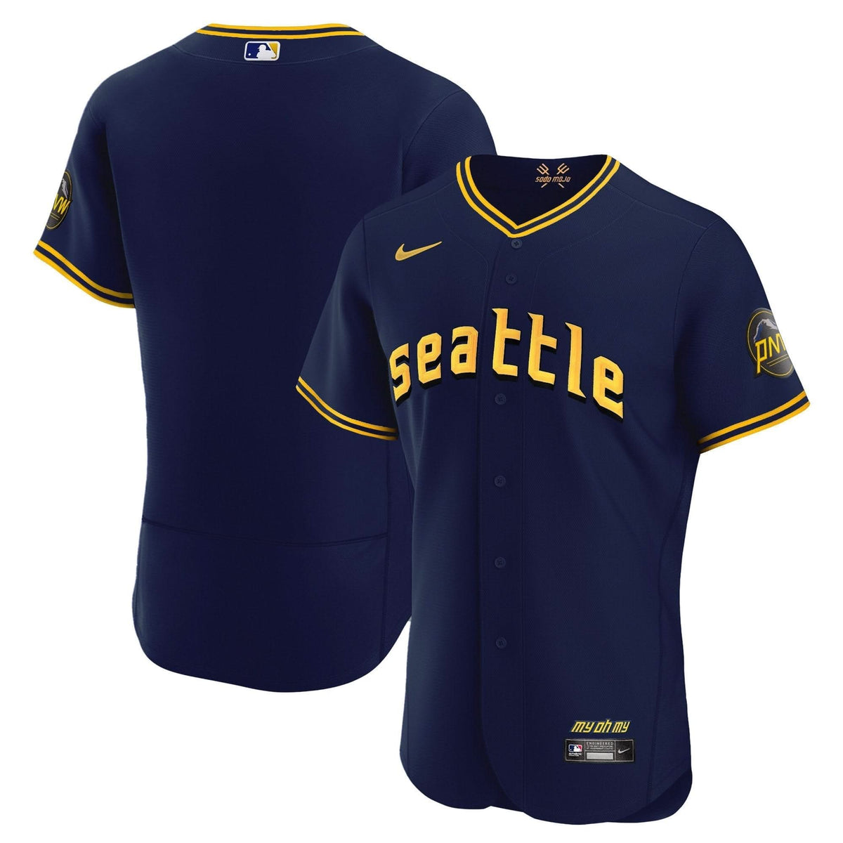 Seattle Mariners 2023 City Connect Collection Jersey - Stitched