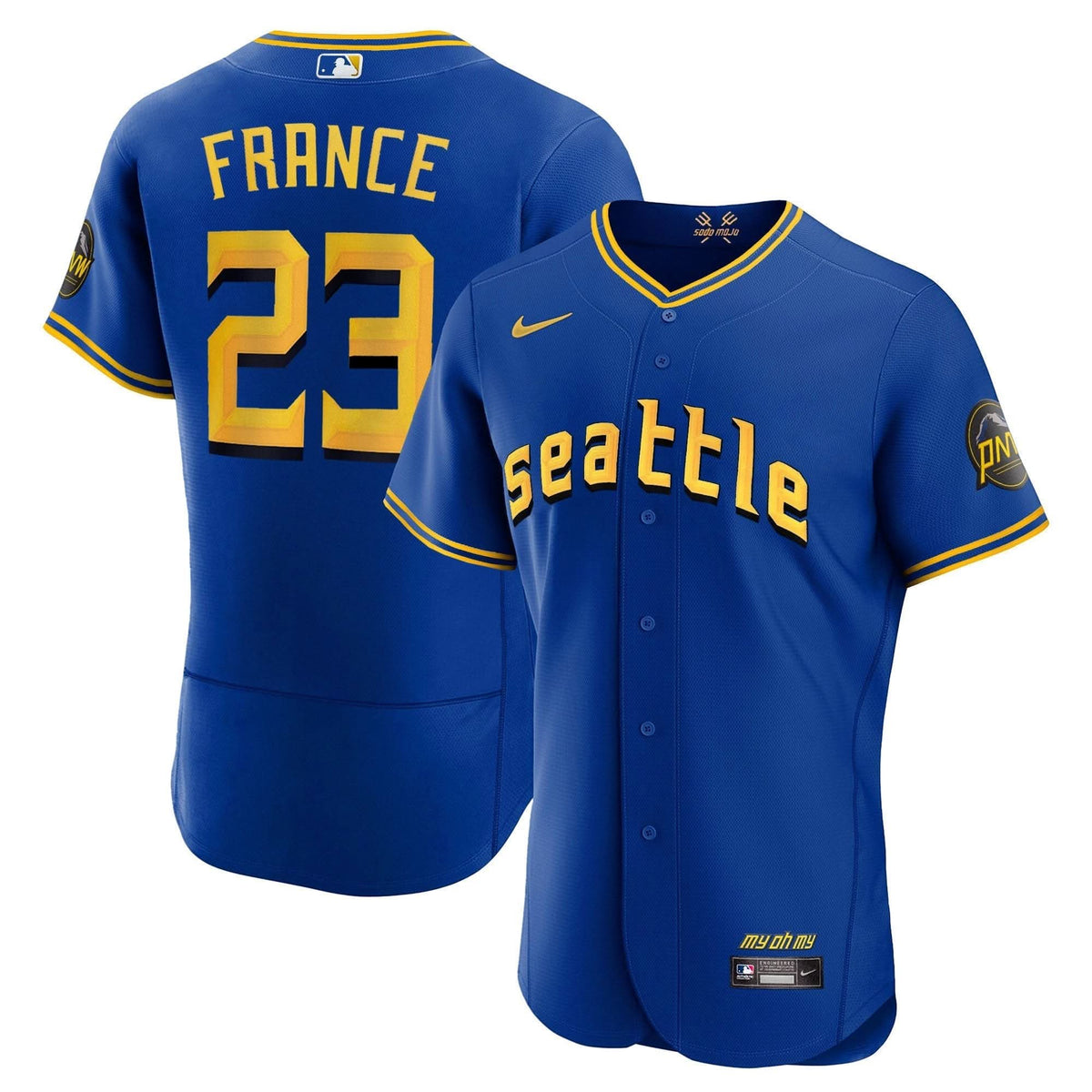 Seattle Mariners 2023 City Connect Collection Jersey - Stitched