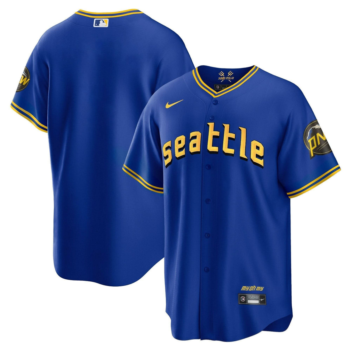 Seattle Mariners 2023 City Connect Collection Jersey - Stitched