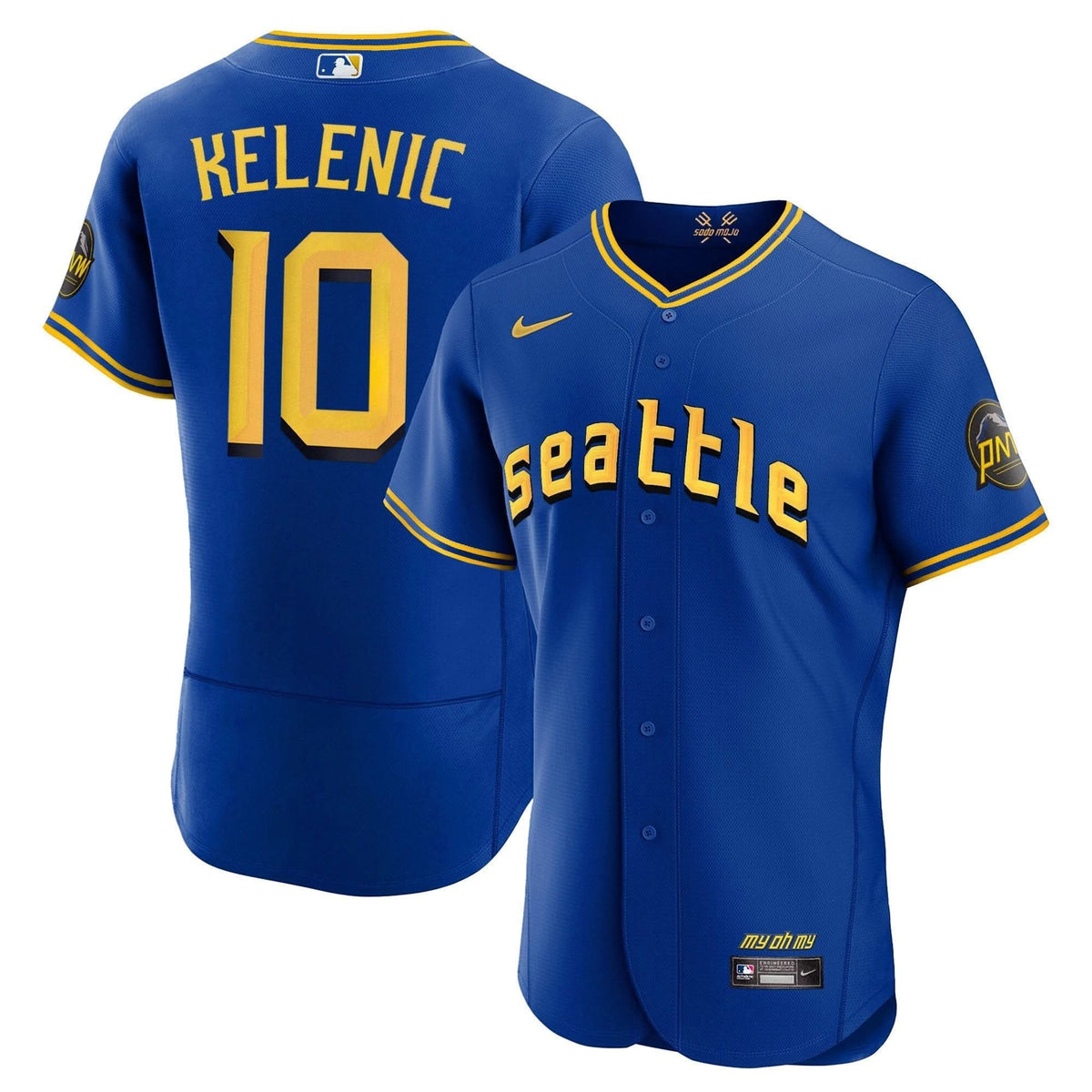 Seattle Mariners 2023 City Connect Collection Jersey - Stitched