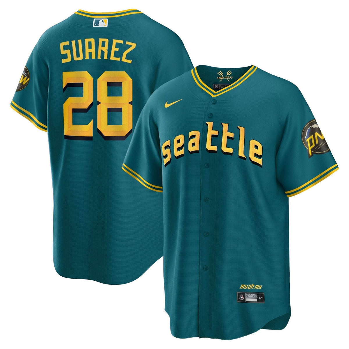 Seattle Mariners 2023 City Connect Collection Jersey - Stitched