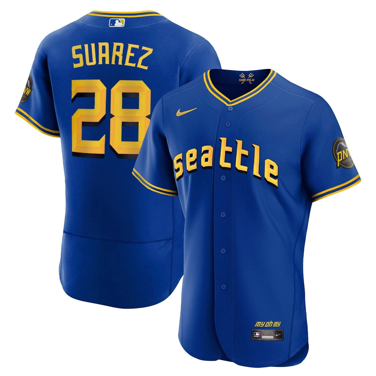 Seattle Mariners 2023 City Connect Collection Jersey - Stitched