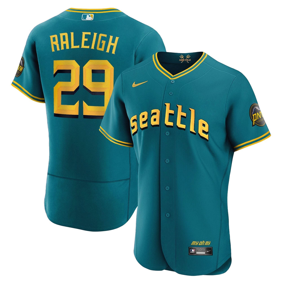 Seattle Mariners 2023 City Connect Collection Jersey - Stitched