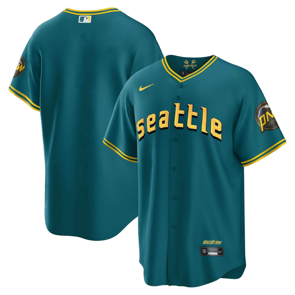 Seattle Mariners 2023 City Connect Collection Jersey - Stitched