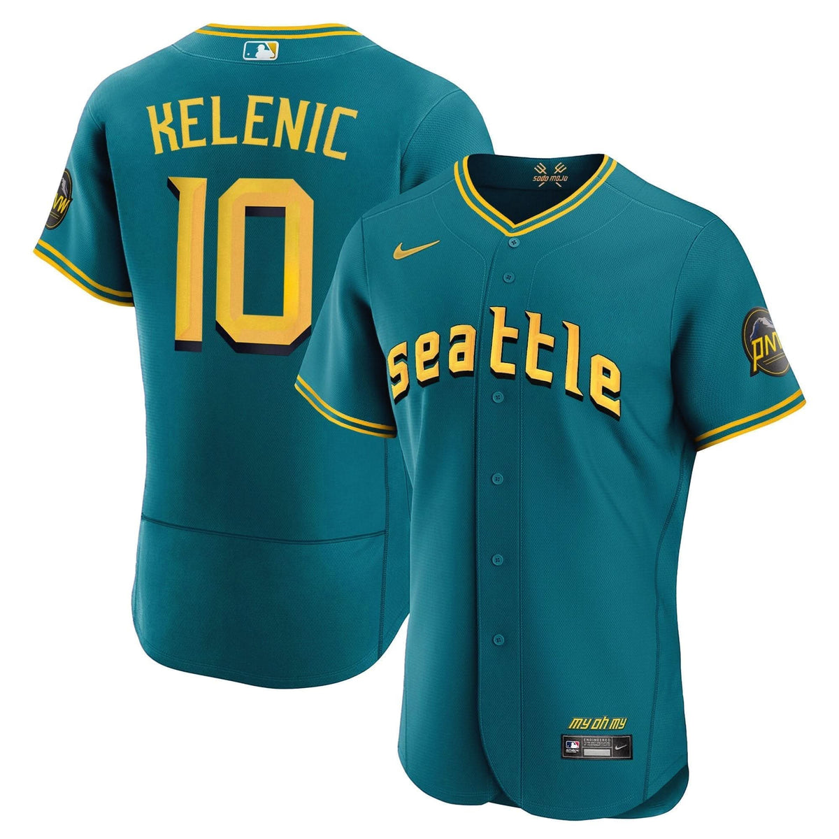 Seattle Mariners 2023 City Connect Collection Jersey - Stitched