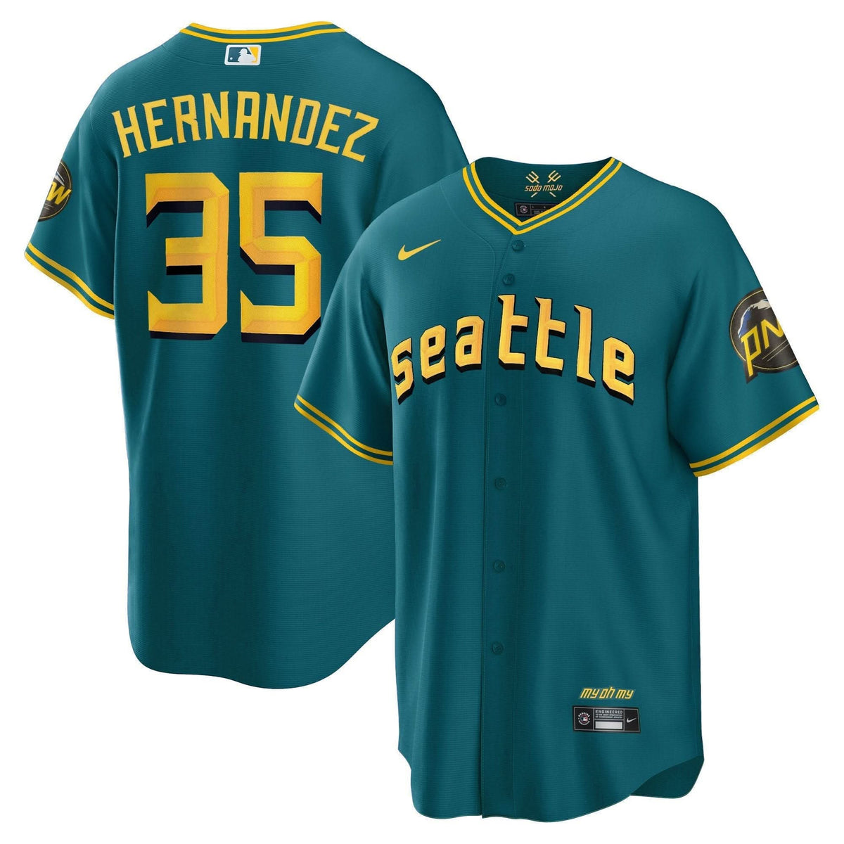 Seattle Mariners 2023 City Connect Collection Jersey - Stitched