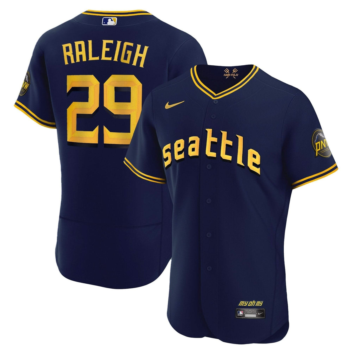 Seattle Mariners 2023 City Connect Collection Jersey - Stitched
