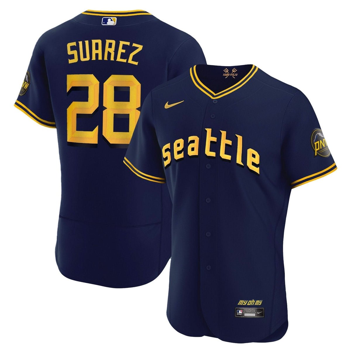 Seattle Mariners 2023 City Connect Collection Jersey - Stitched
