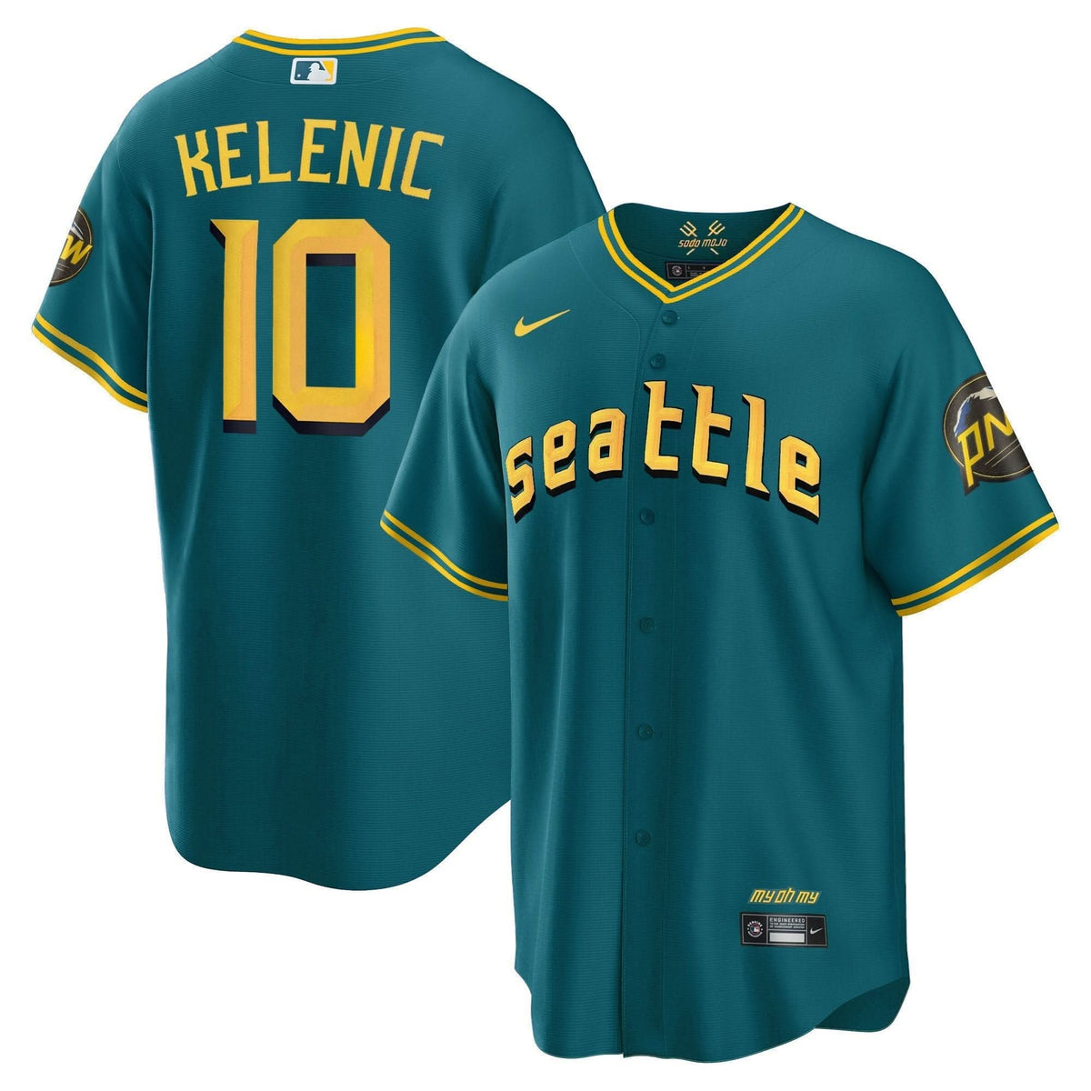 Seattle Mariners 2023 City Connect Collection Jersey - Stitched