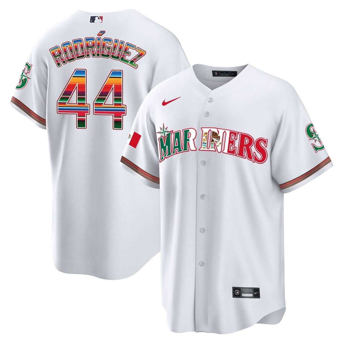 Seattle Mariners Mexico Cool Base Limited Jersey - Stitched