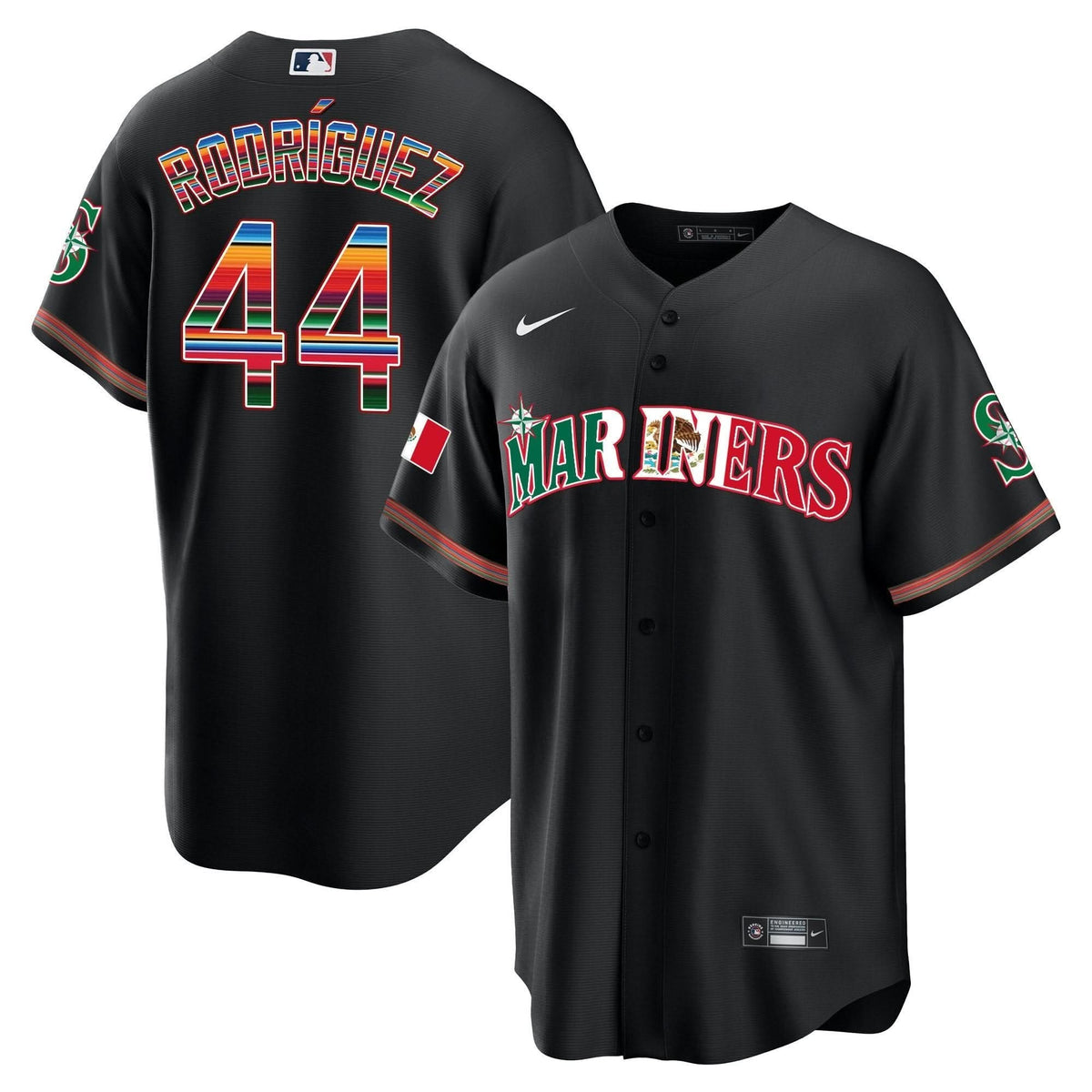 Seattle Mariners Mexico Cool Base Limited Jersey - Stitched