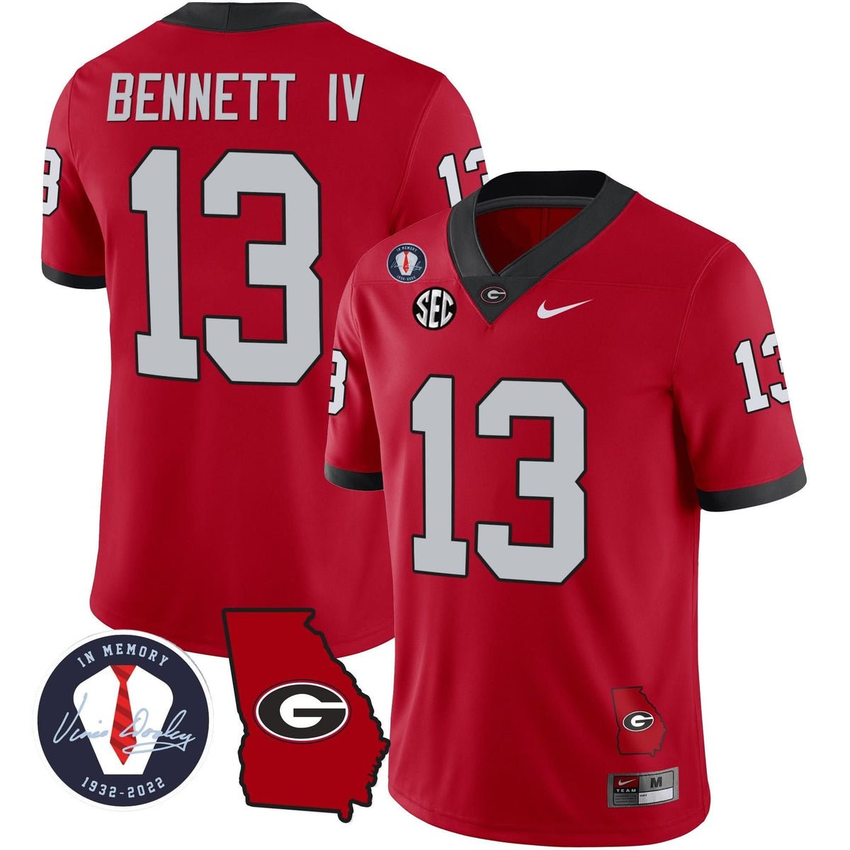 Green Bay Packers 2023 Vapor Jersey - Georgia Map