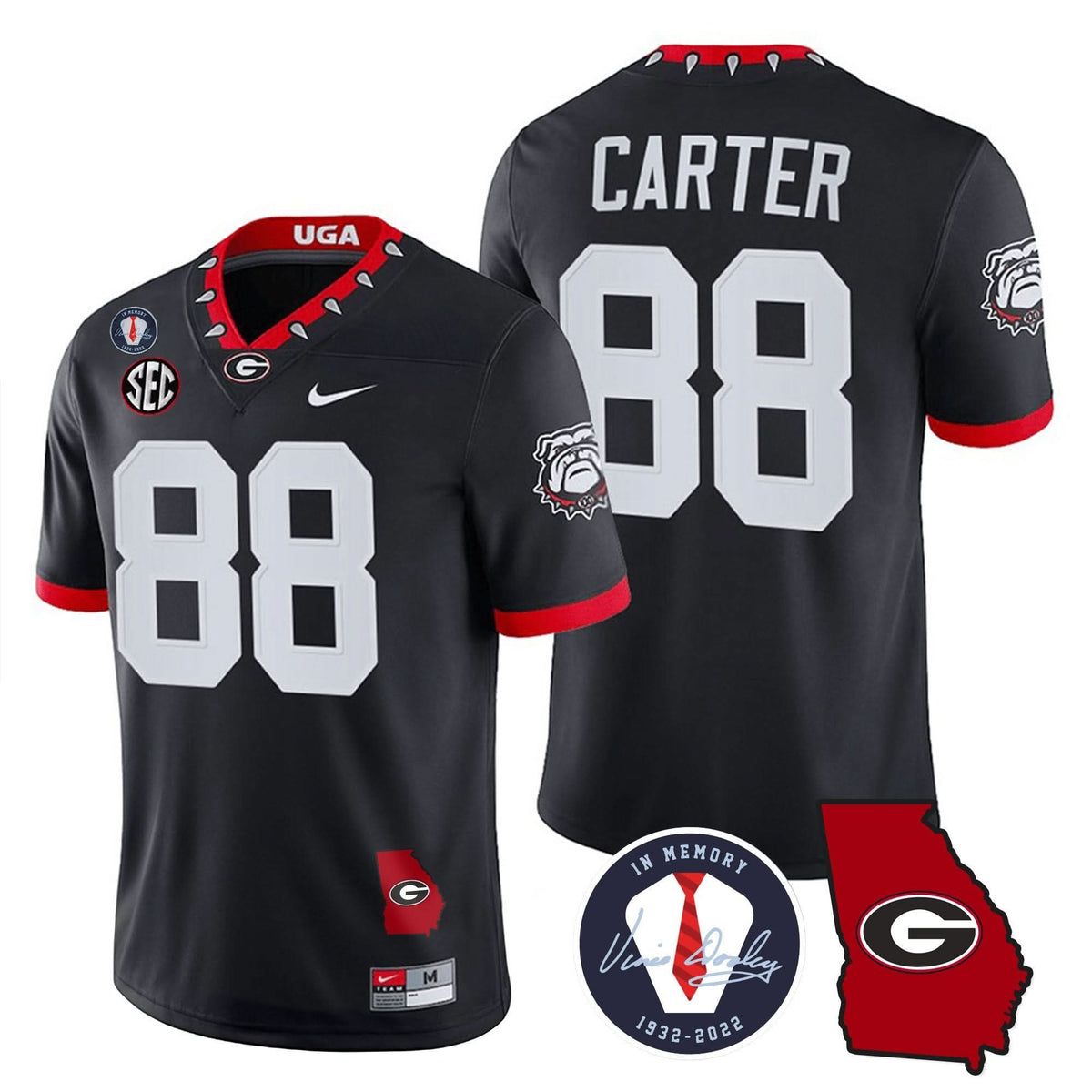 Green Bay Packers 2023 Vapor Jersey - Georgia Map