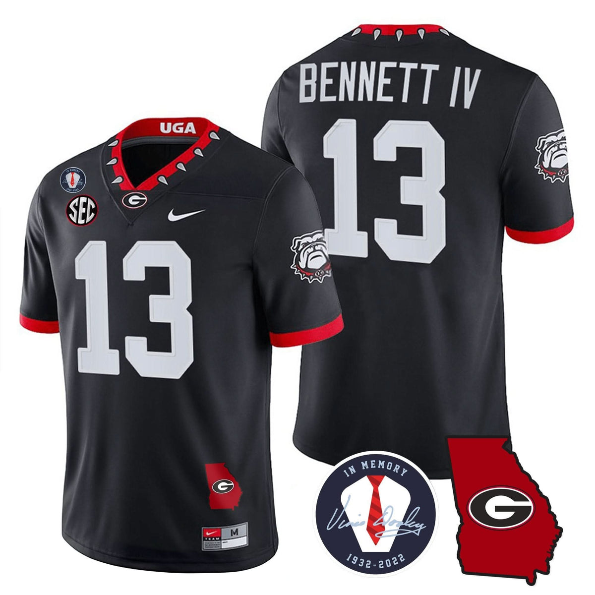 Green Bay Packers 2023 Vapor Jersey - Georgia Map